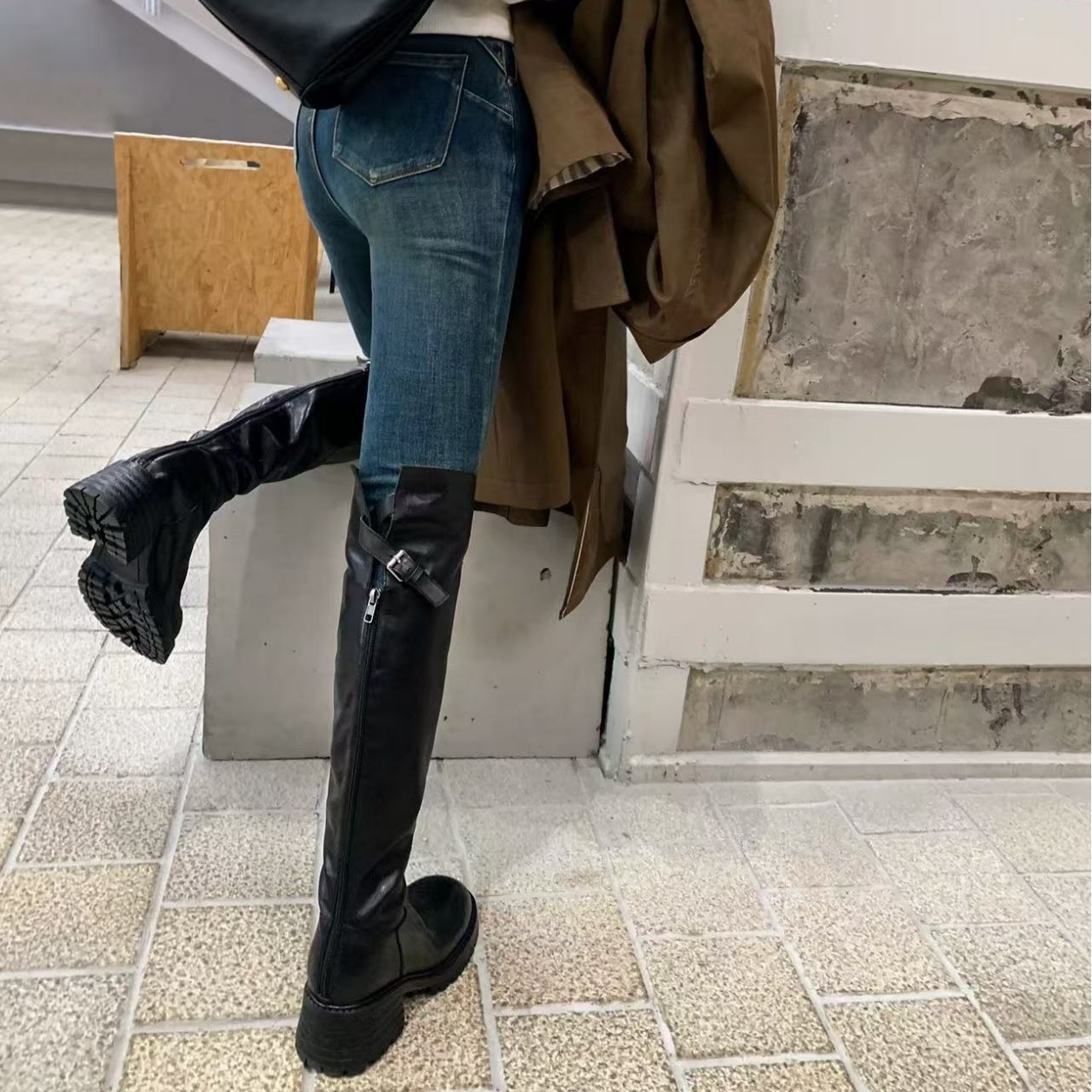 Bottes à talons hauts et épais - Sock Boot Women avis et prix