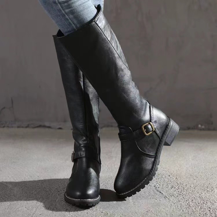 Bottes d'équitation d'hiver po - Knee High Boots Women avis et prix