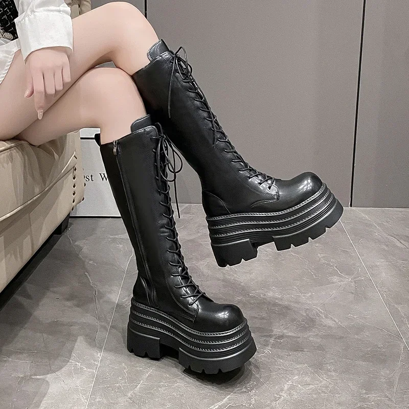 10CM nouvelles bottes longues  - Knee High Boots Women avis et prix